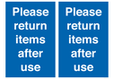 please-return-items-after-use-sign~